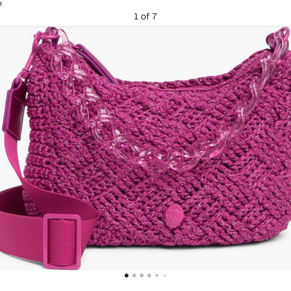 Kurt Geiger cross body crochet bag